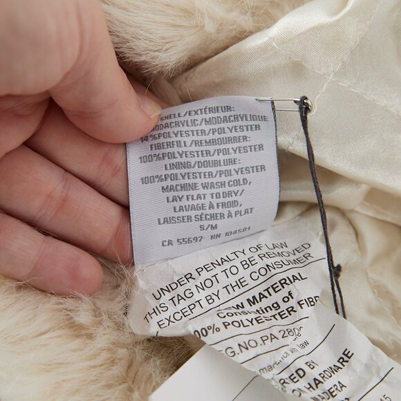 Restoration Hardwear RH Ushanka Faux Fur Trapper Hat NEW - Picture 10 of 10